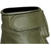 Sport / tactical leather fist gloves Olive model with Knuckles